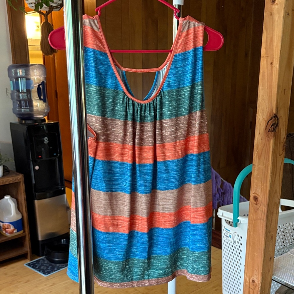SHEIN Colorful Striped Tank Top